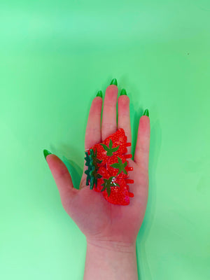 Berry Cute & Claw-ver Hair Claw