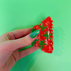 Berry Cute & Claw-ver Hair Claw