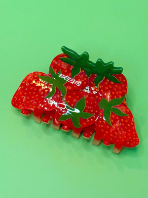 Berry Cute & Claw-ver Hair Claw