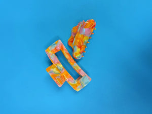Rainbow Sherbert Hair Claw