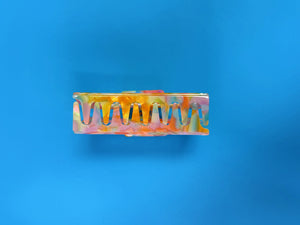 Rainbow Sherbert Hair Claw
