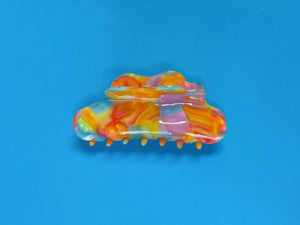 Rainbow Sherbert Hair Claw