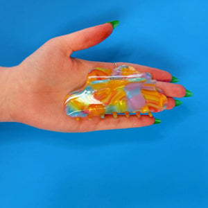 Rainbow Sherbert Hair Claw