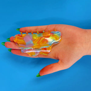 Rainbow Sherbert Hair Claw
