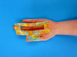 Rainbow Sherbert Hair Claw