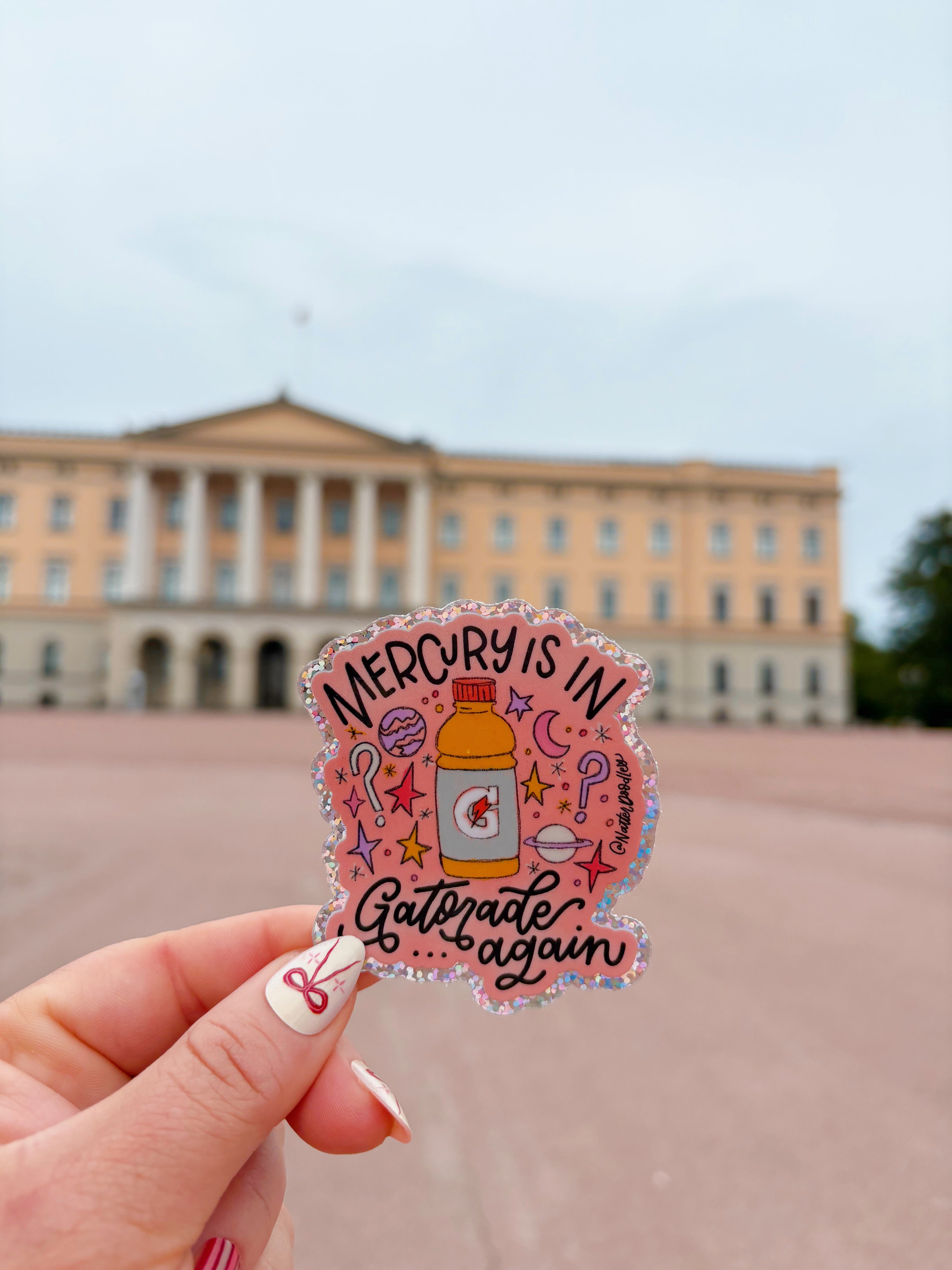 Mercury Is In Gatorade Again Sticker