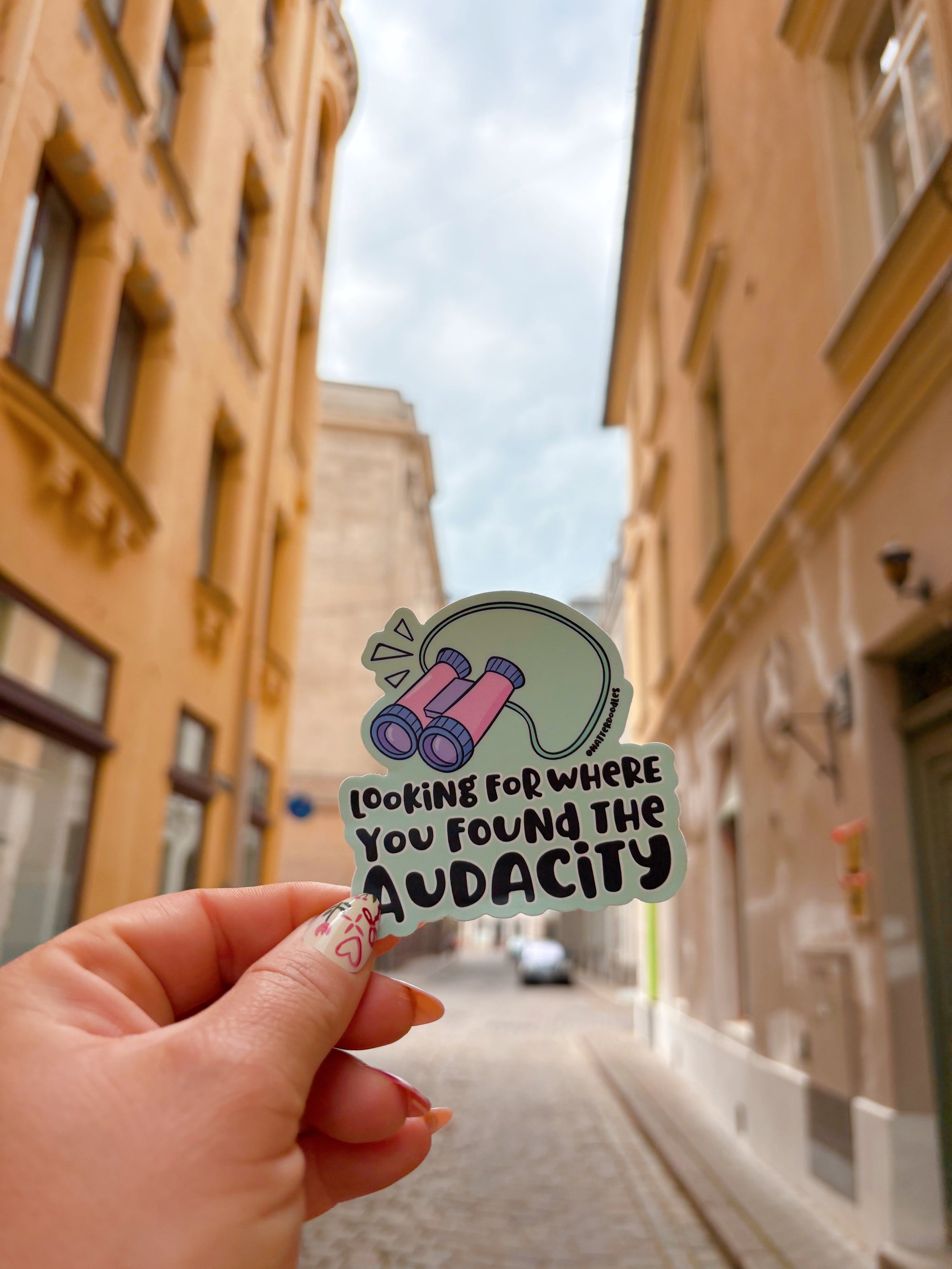 Looking for Where You Found the Audacity Sticker Sticker