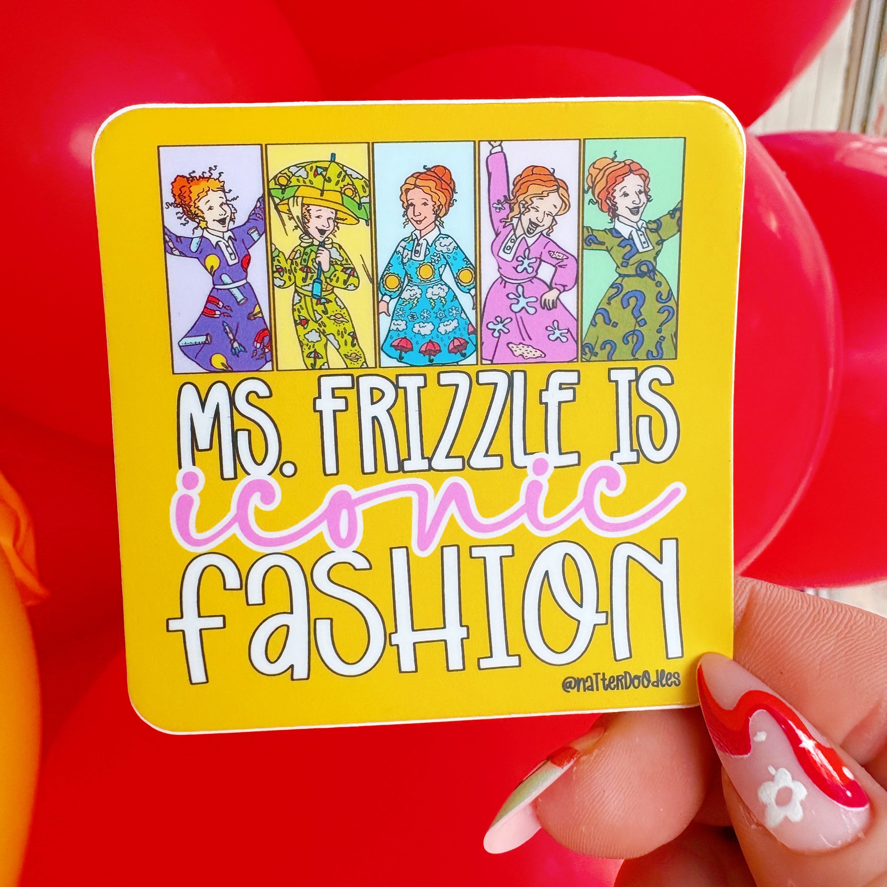 Ms. Frizzle Is Iconic Fashion Sticker