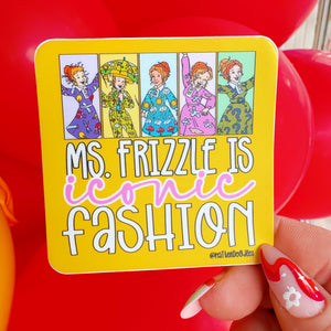 Ms. Frizzle is Iconic Fashion Sticker