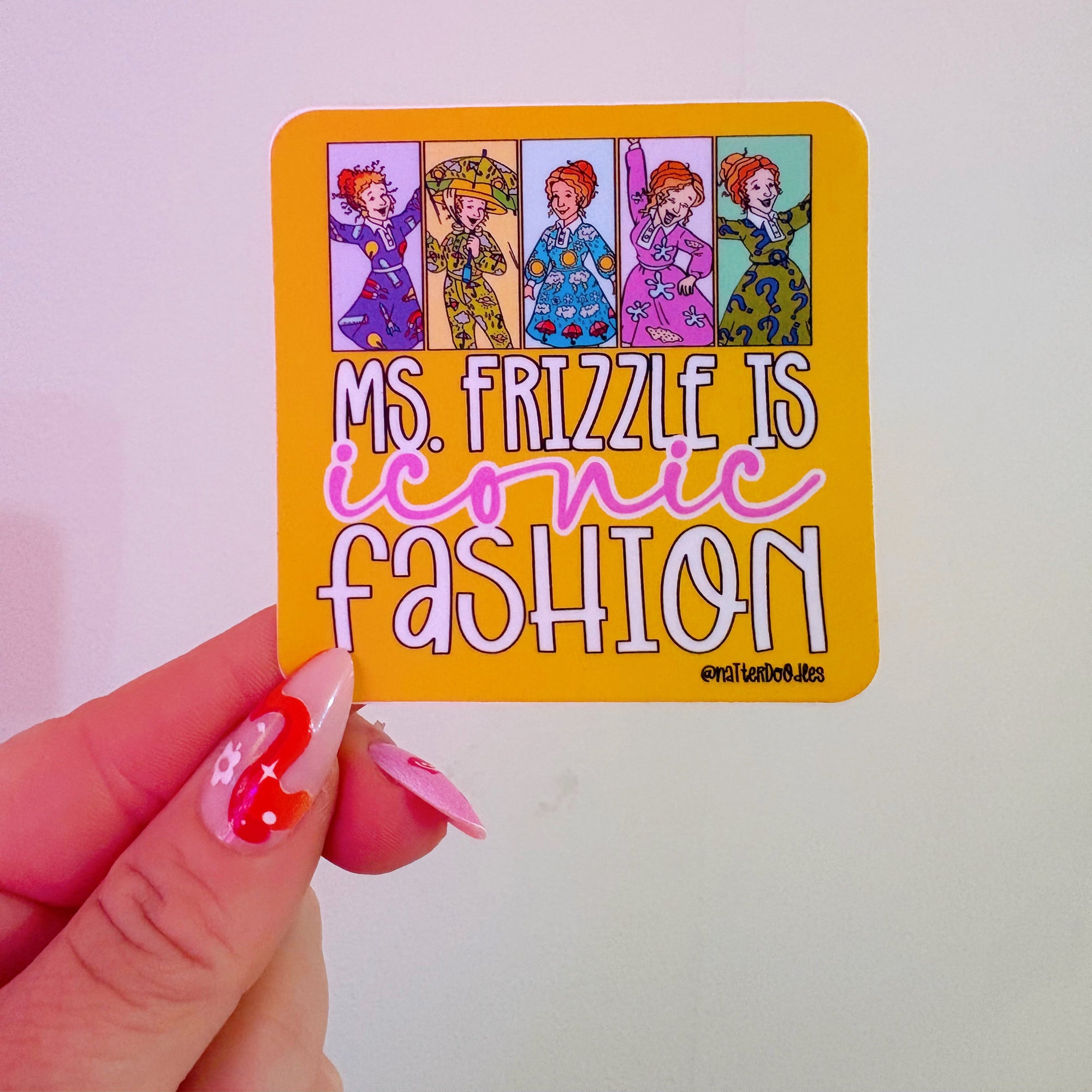 Ms. Frizzle Is Iconic Fashion Sticker