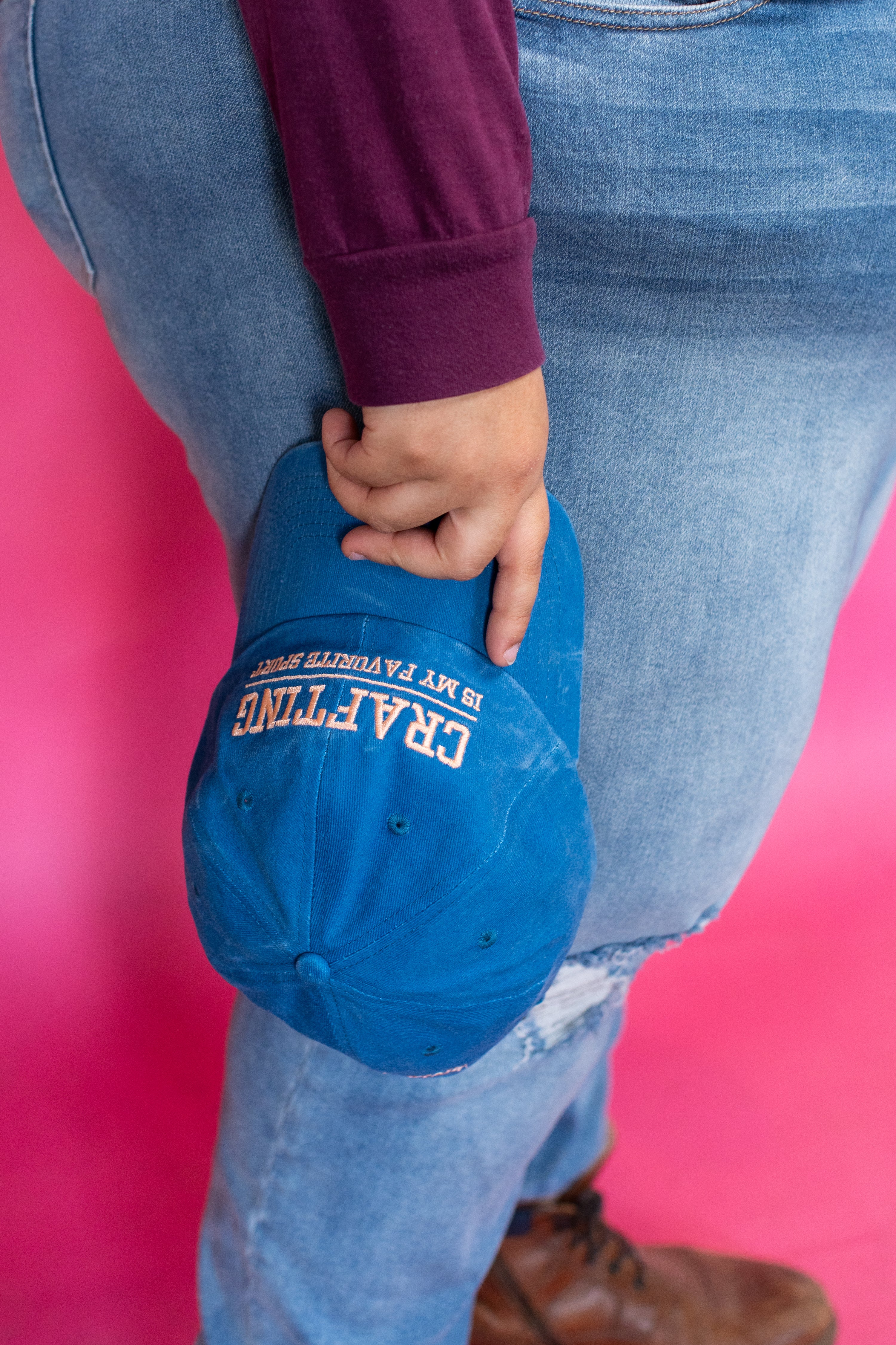Crafting Is My Favorite Sport Dad Cap