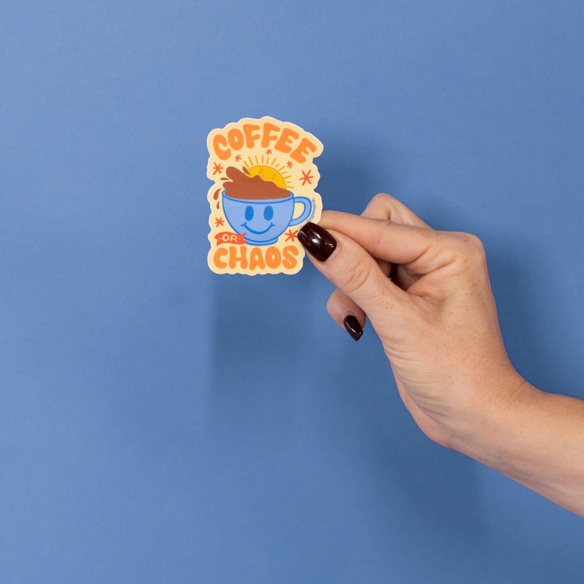 Coffee or Chaos Sticker