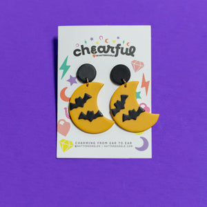 Moon-ster Mash Halloween Earrings