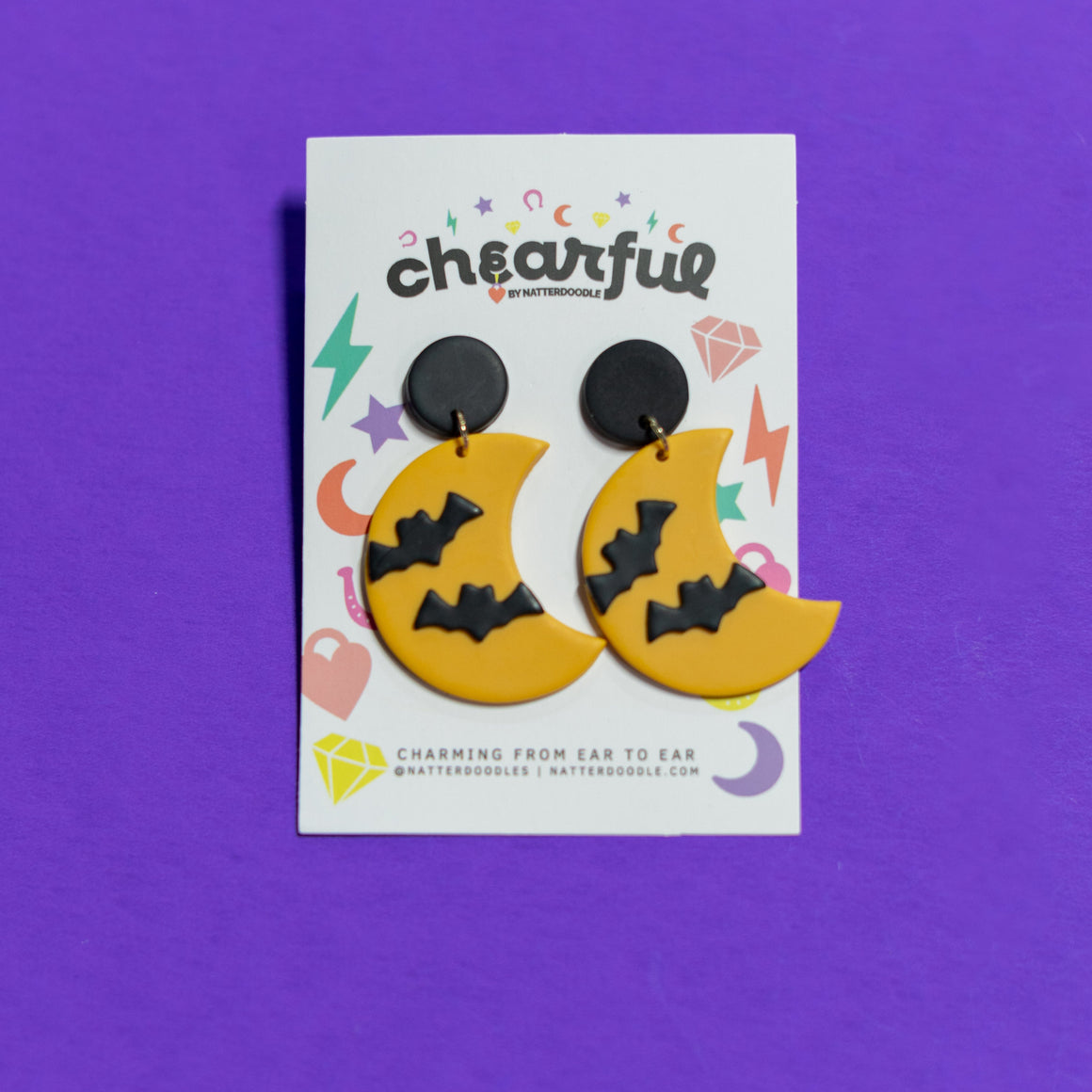 Moon-ster Mash Halloween Earrings