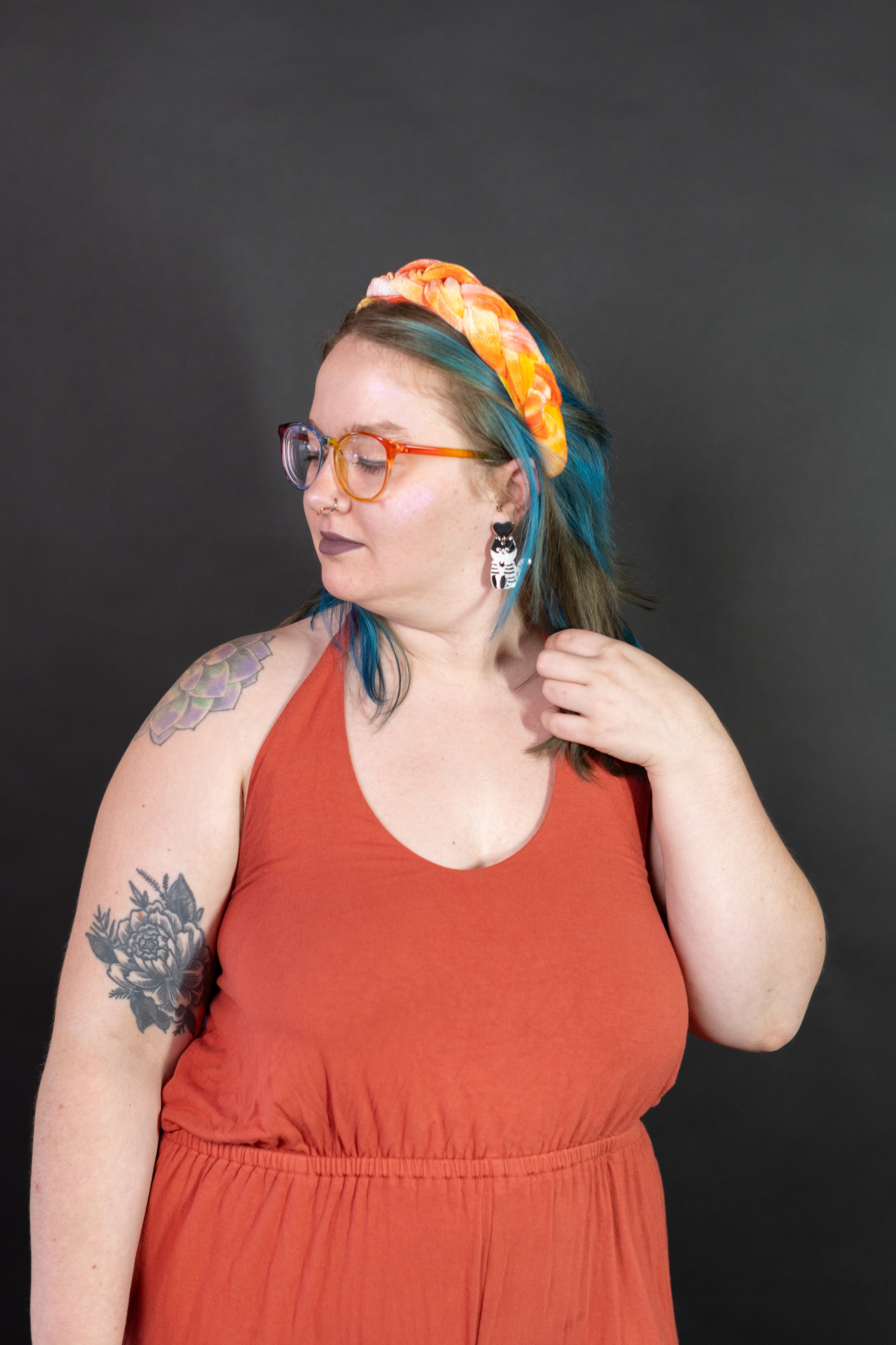 Peachy Keen Braided Headband