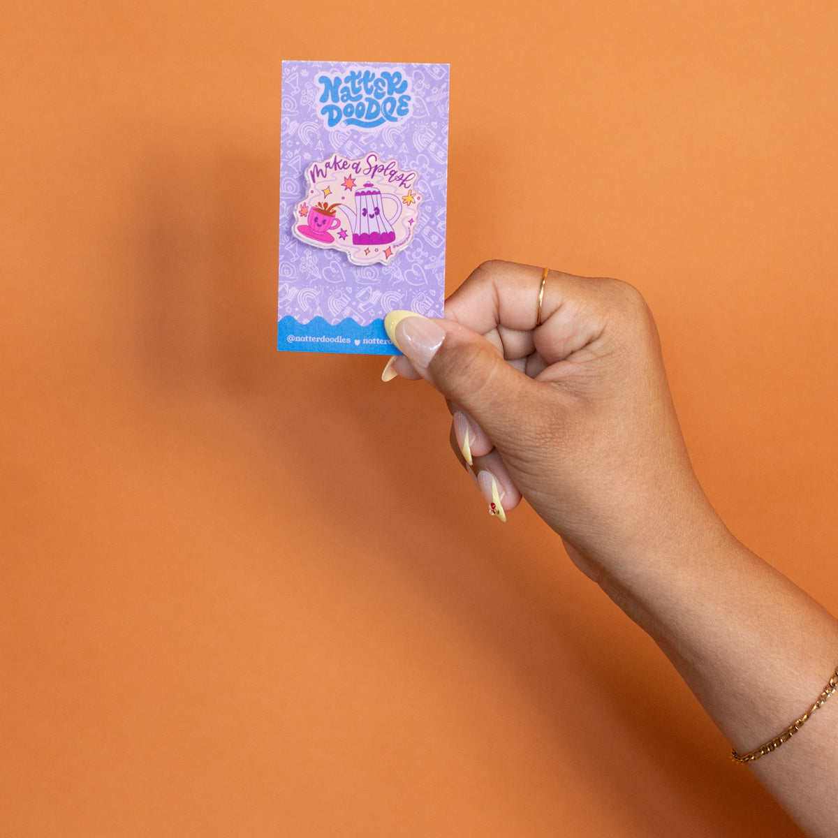 Make a Splash Acrylic Pin