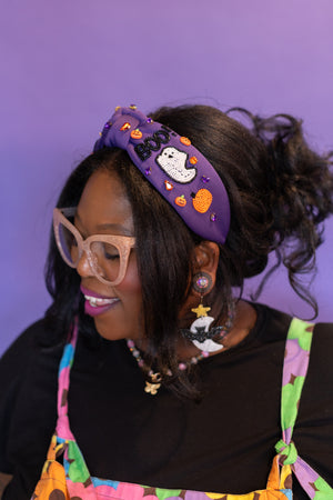 Over the Moon & Bat Earrings
