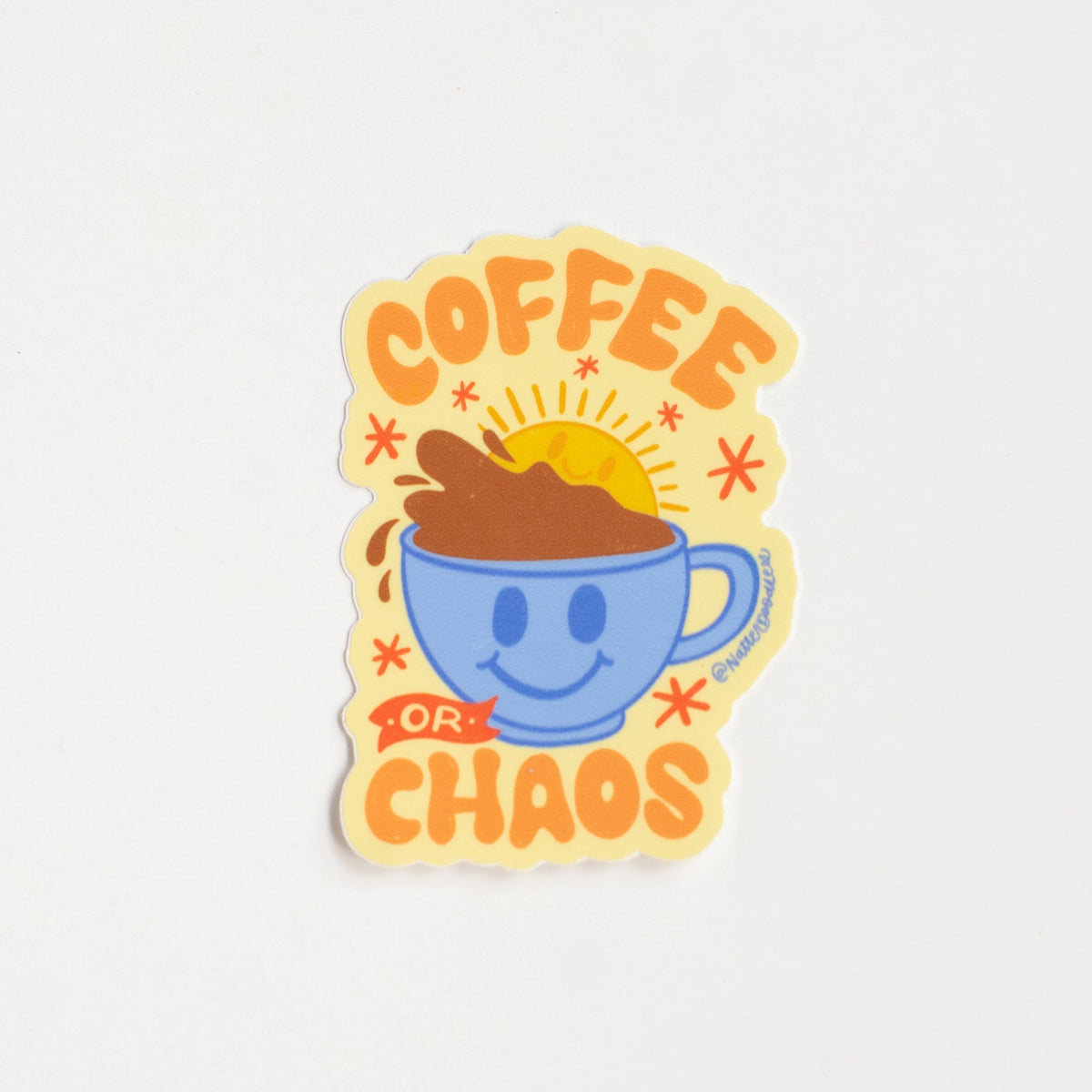 Coffee or Chaos Sticker