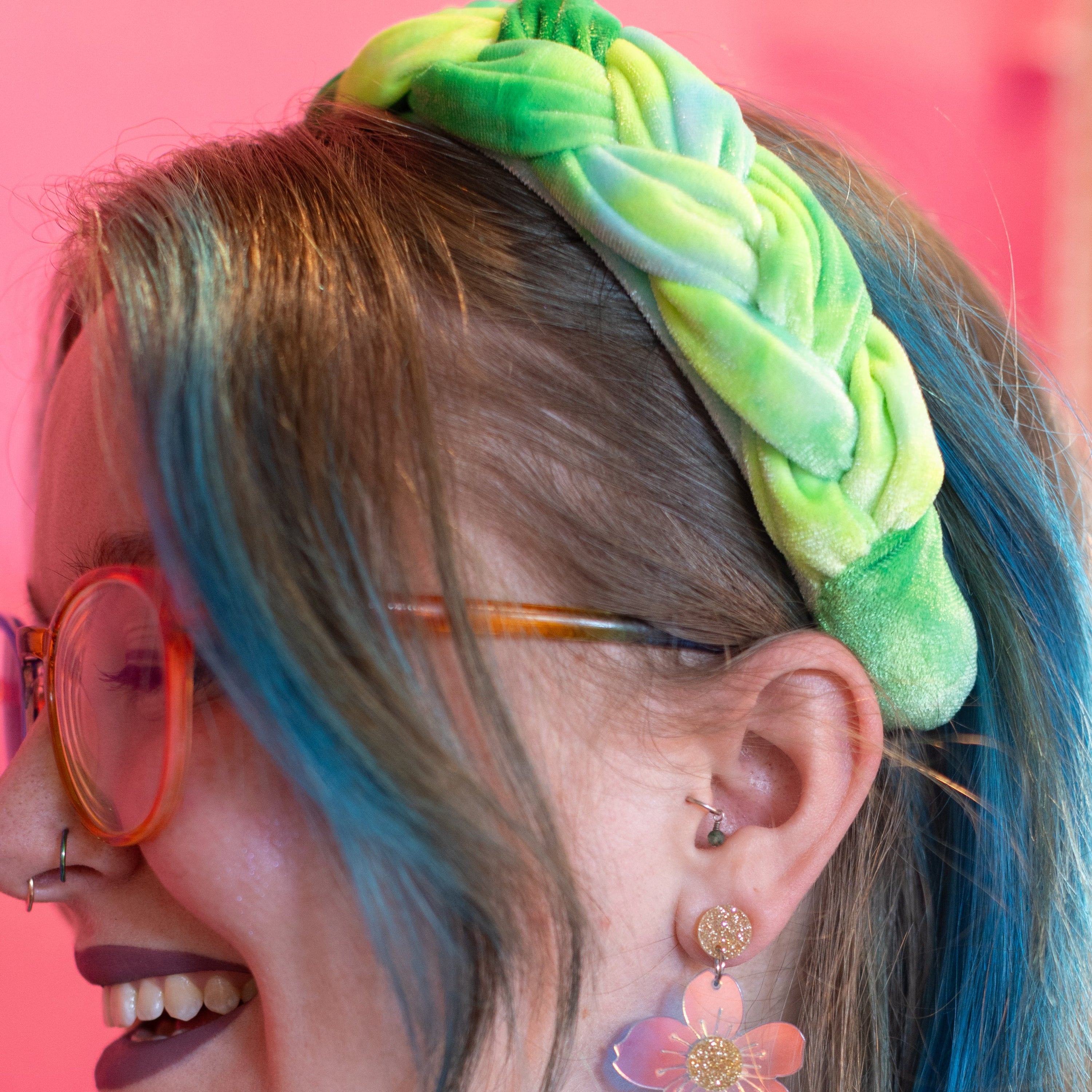 Wasabi Whirl Braided Headband