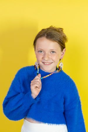 Full Spectrum Stunner Glass Beaded Necklace