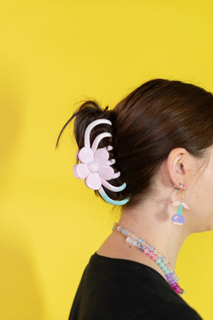 Pastel it On Glass Beaded Necklace