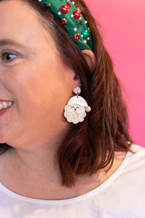 Santa Pause Holiday Earrings