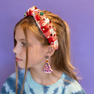 Have a Flannel-tastic Holiday Headband