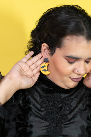 Moon-ster Mash Halloween Earrings