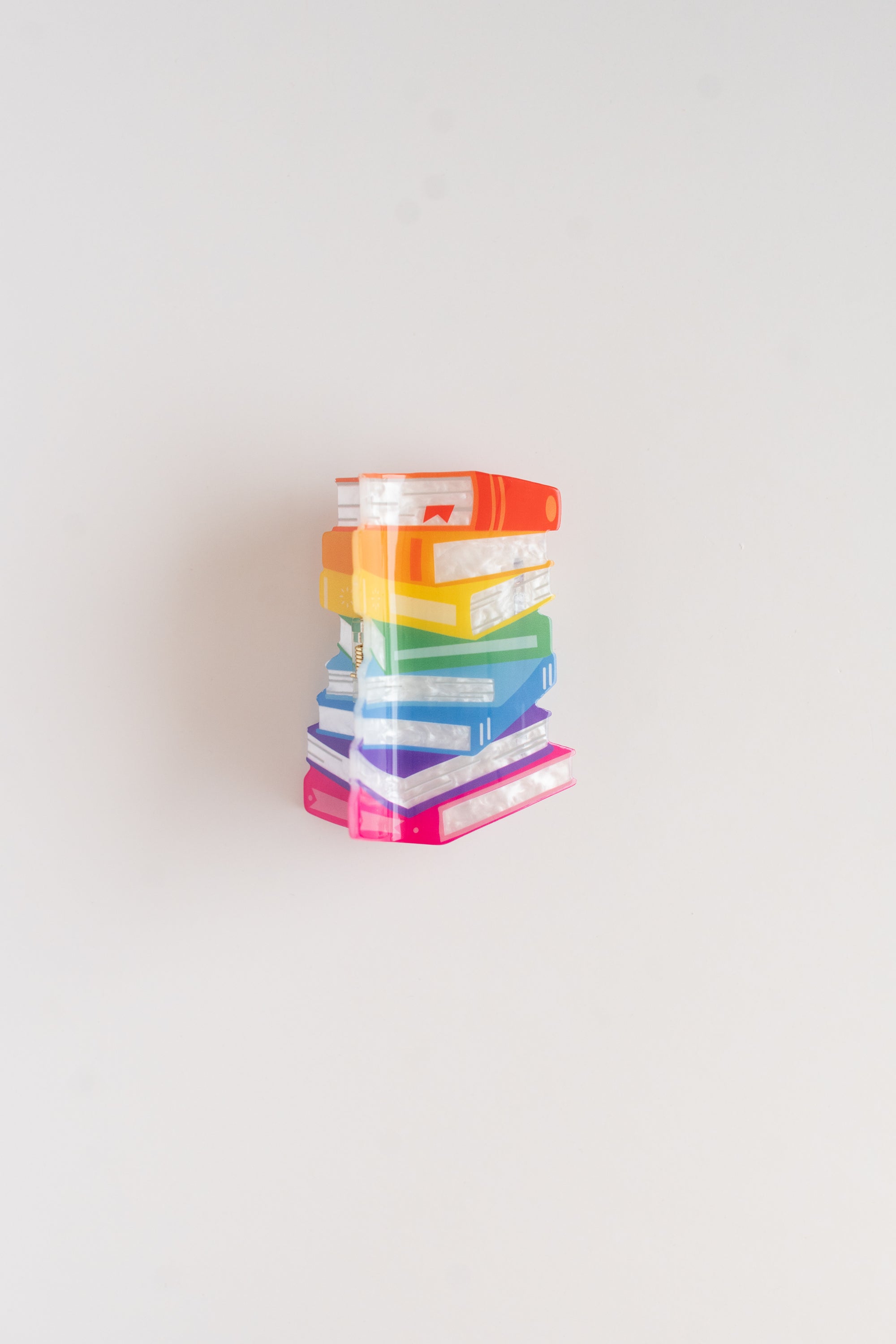 Booked Solid Book Stack Hair Claw