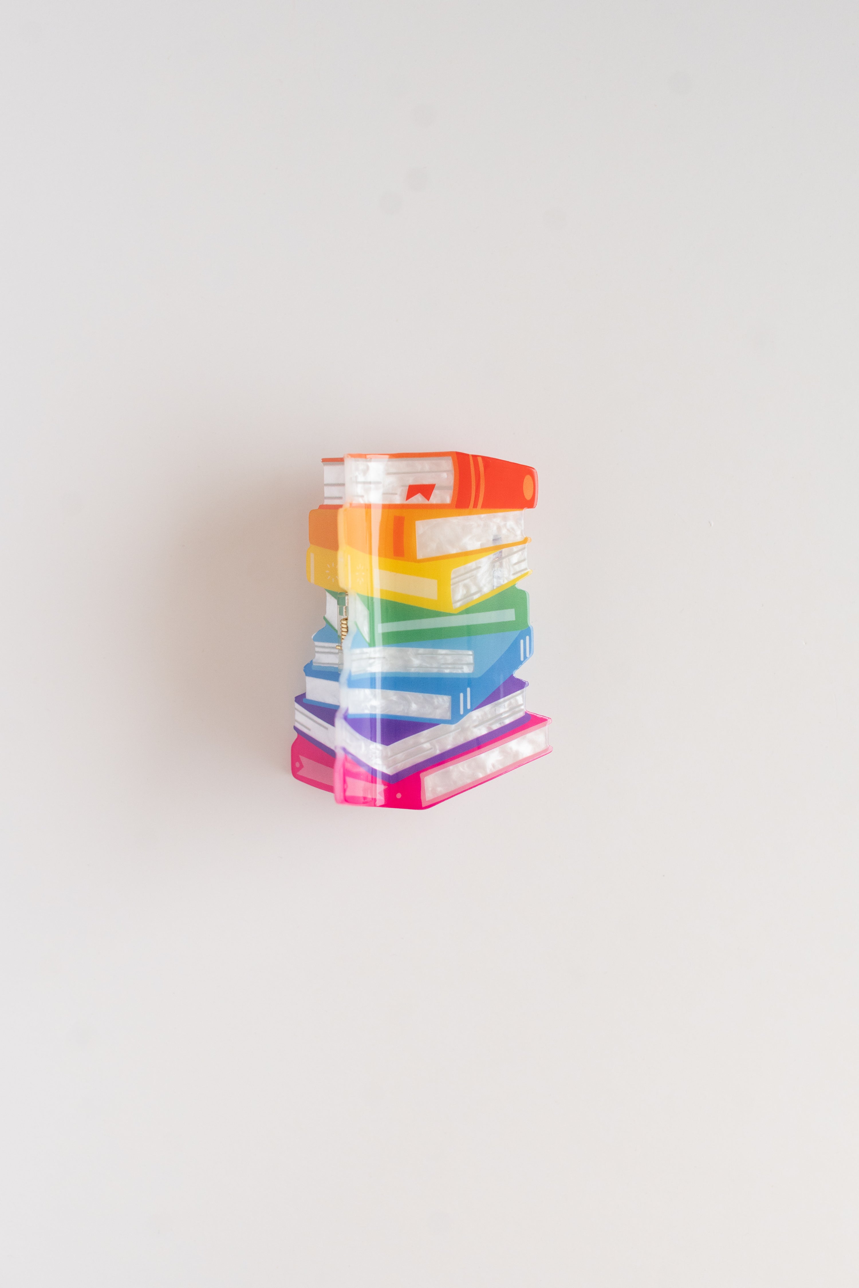 Booked Solid Book Stack Hair Claw