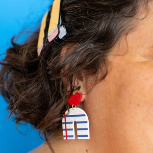 On the Write Track Earrings