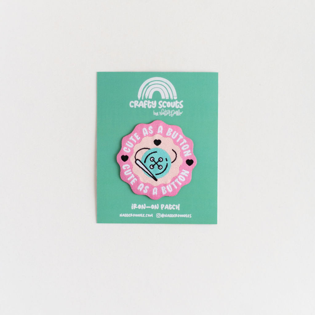 Cute as a Button Patch