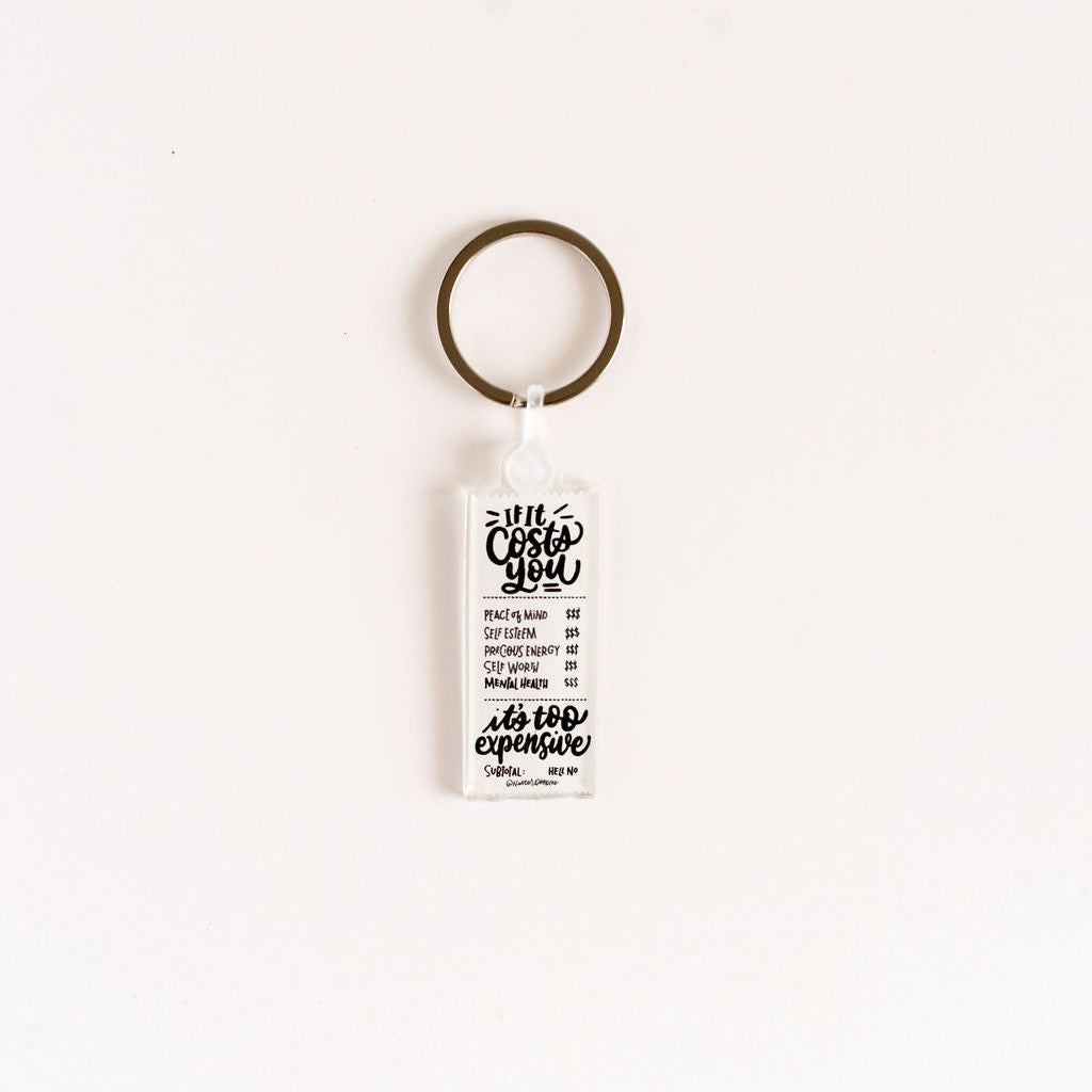 If It Costs You Keychain