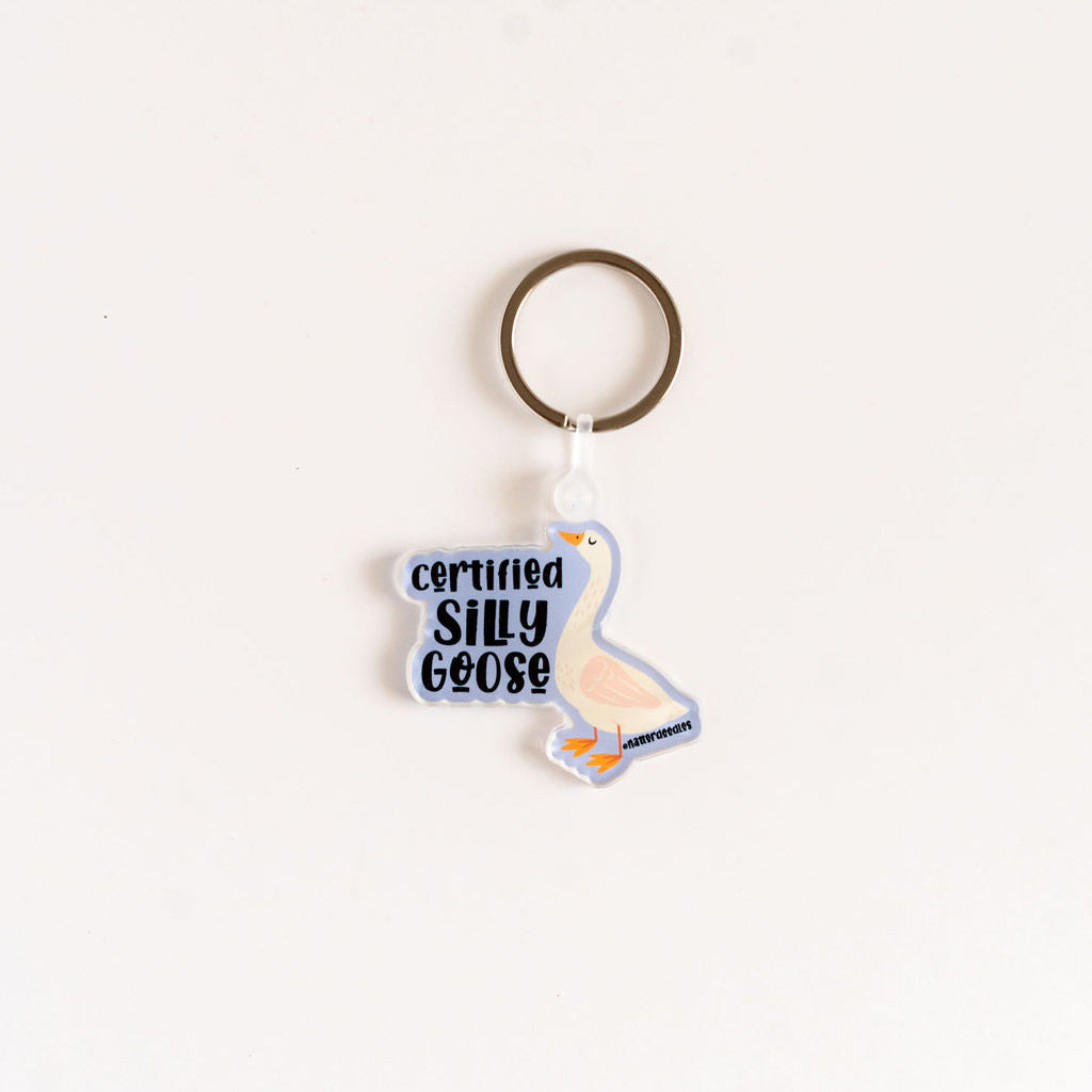 Certified Silly Goose Keychain