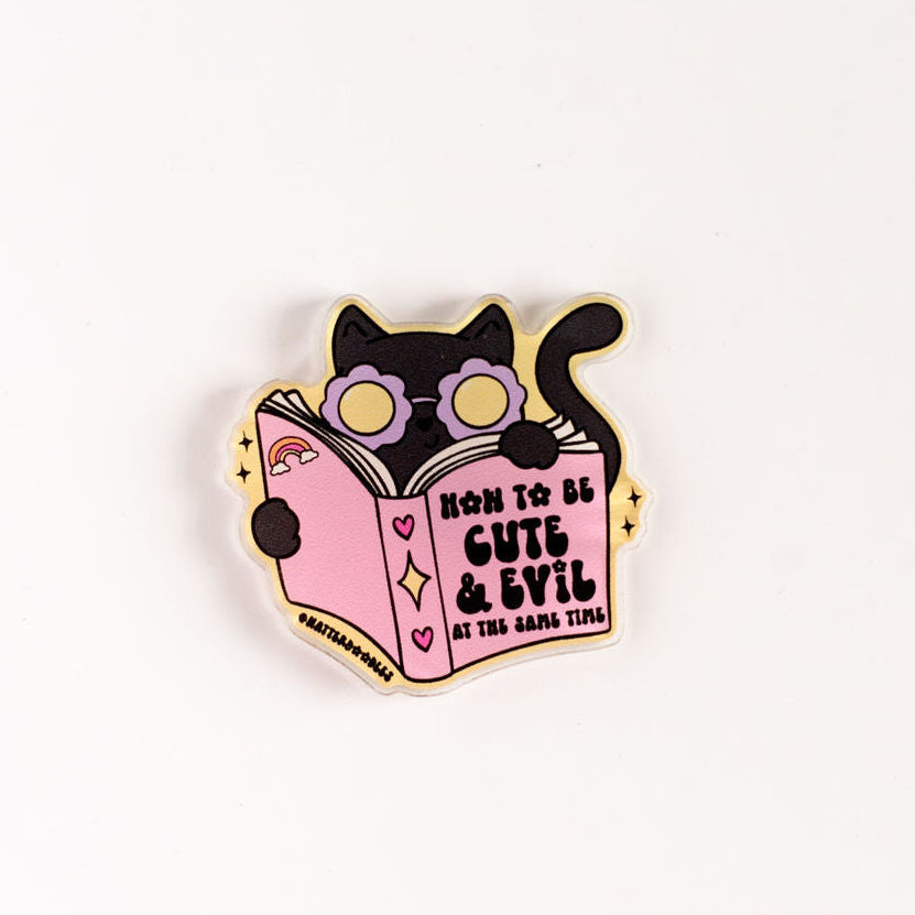 Cute & Evil at the Same Time Magnet