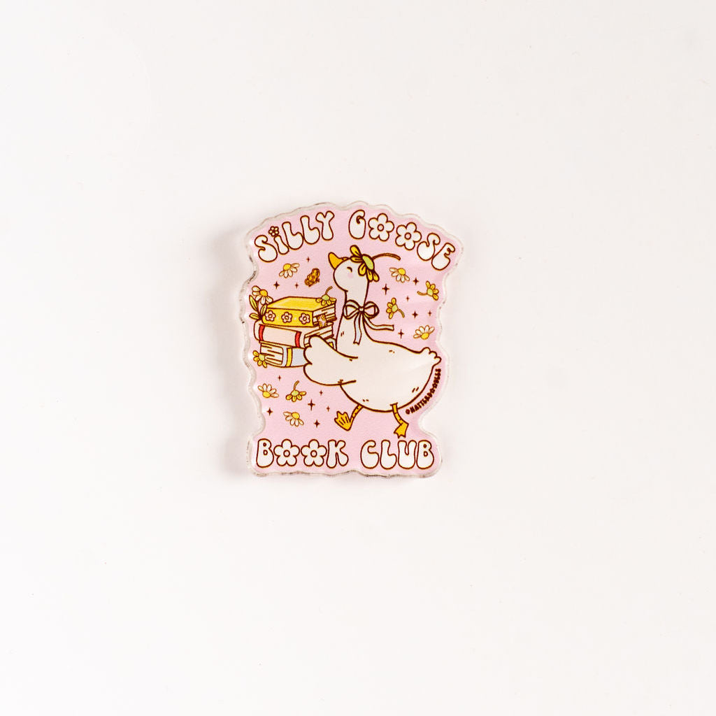 Silly Goose Book Club Magnet
