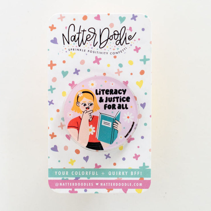 Product packaging with colorful design and text on a white background