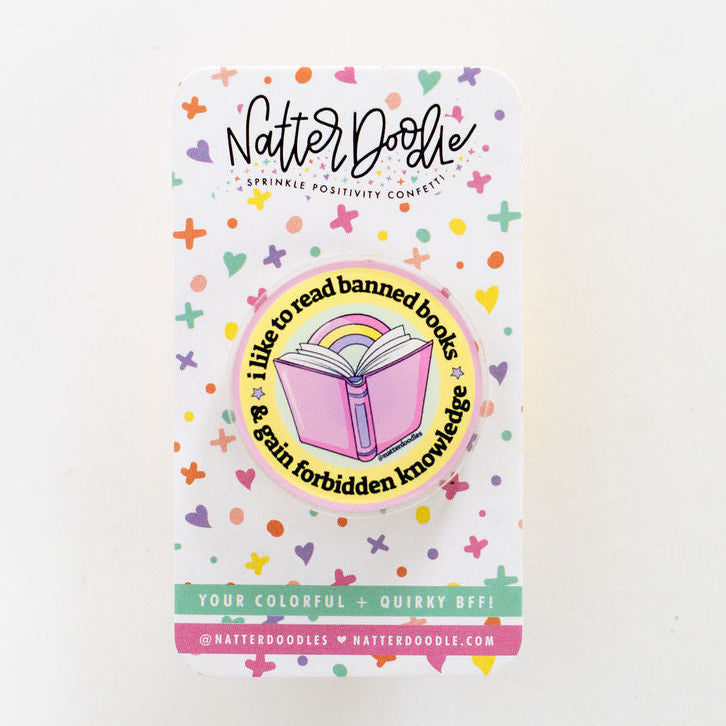 NatterDoodle acrylic pin