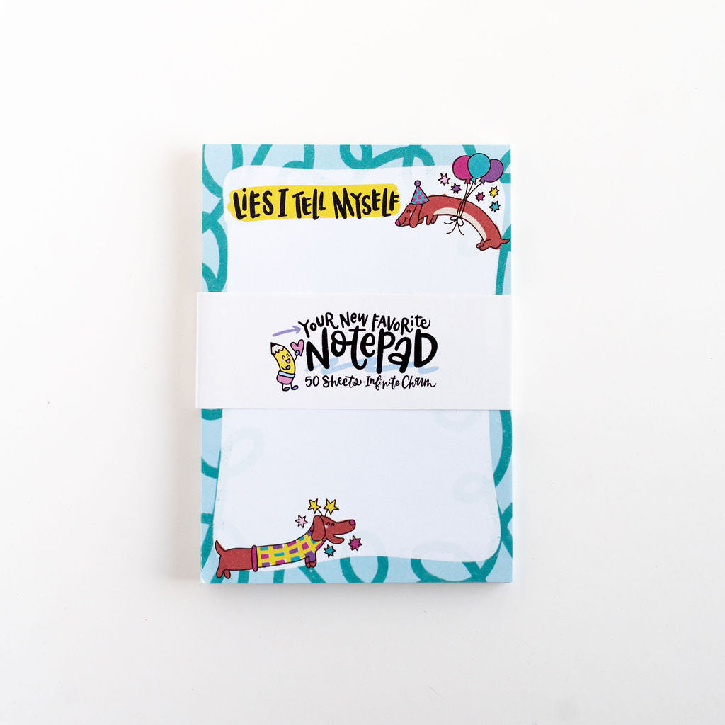 Lies I Tell Myself Notepad