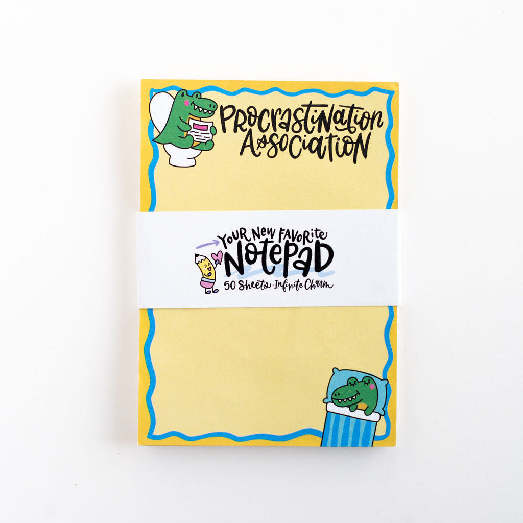 Funny Procrastination Notepad