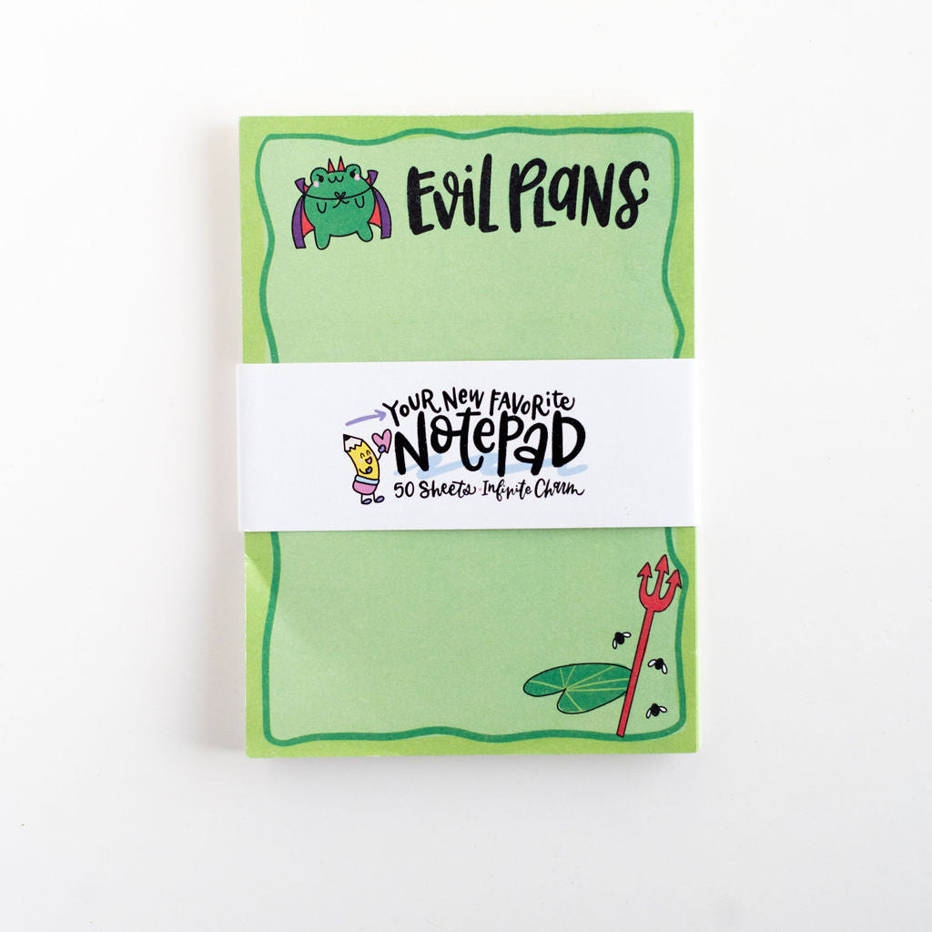 Evil Plans Notepad