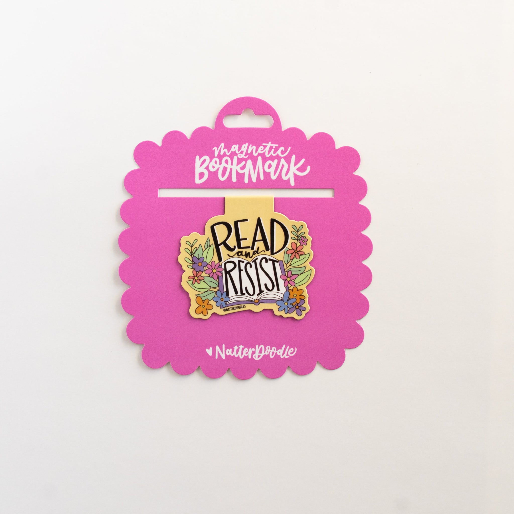 Read and Resist Magnetic Bookmark