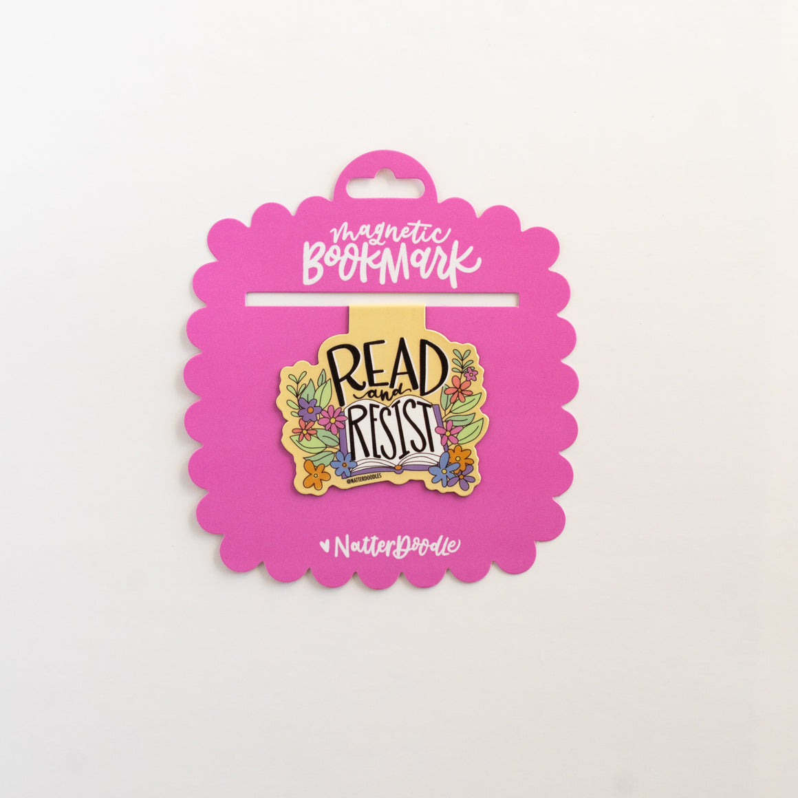 Read and Resist Magnetic Bookmark