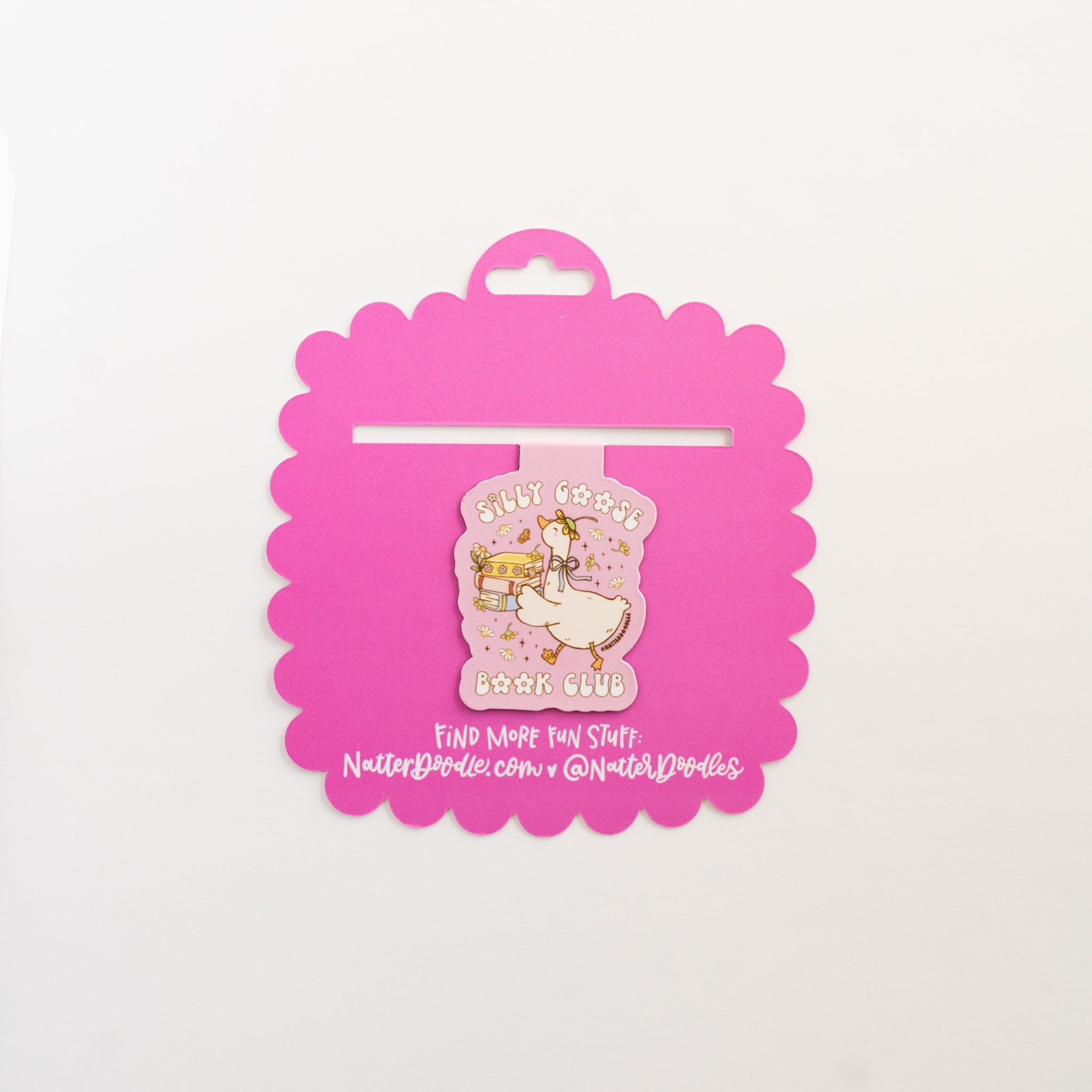 Silly Goose Book Club Magnetic Bookmark