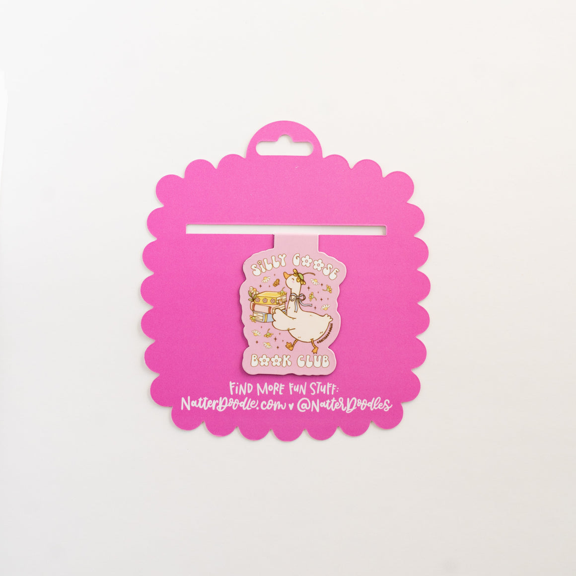 Silly Goose Book Club Magnetic Bookmark