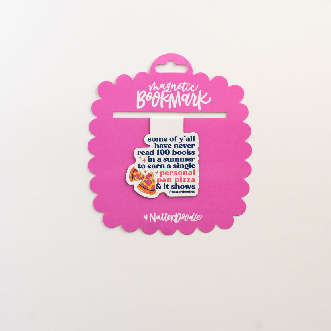 Personal Pan Pizza Book It Nostalgia Magnetic Bookmark