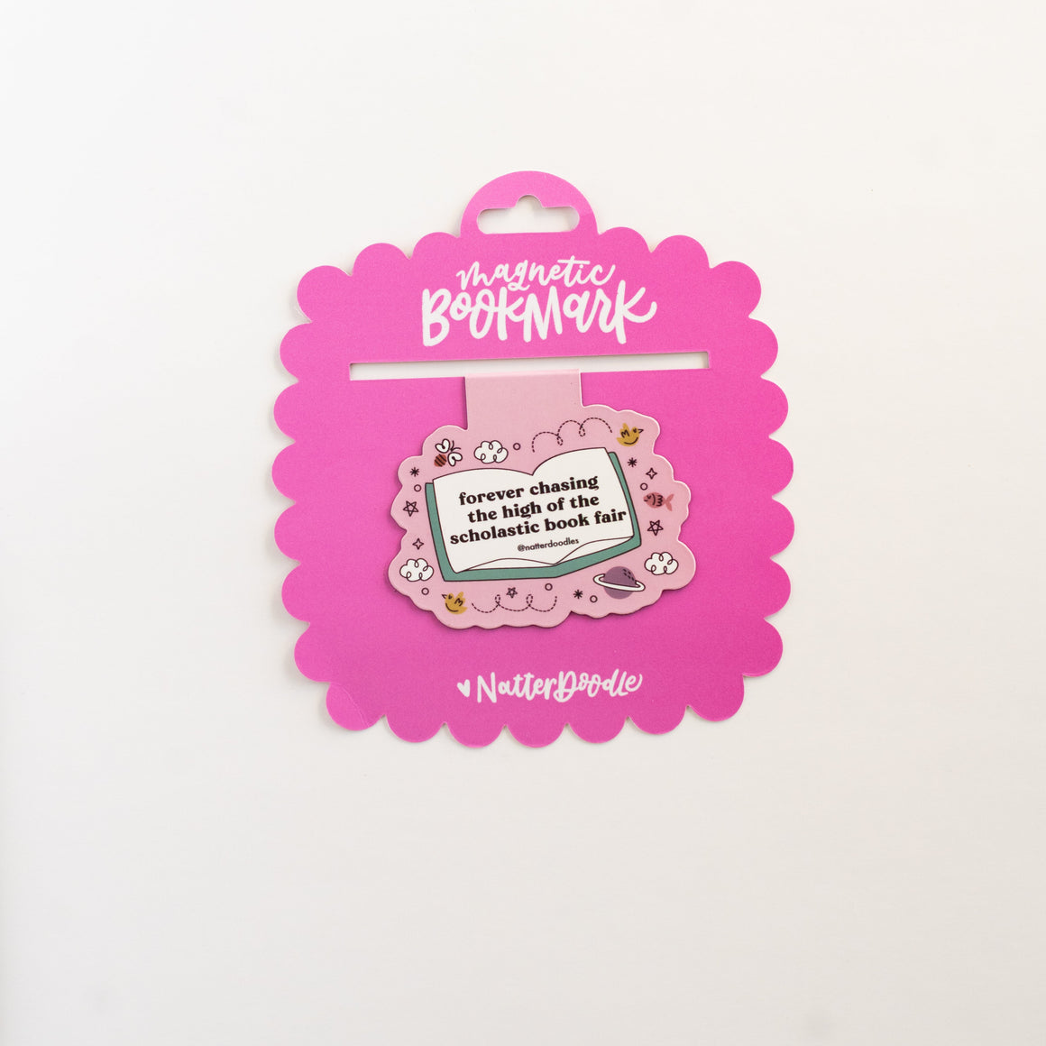 Chasing the High of the Scholastic Book Fair Magnetic Bookmark