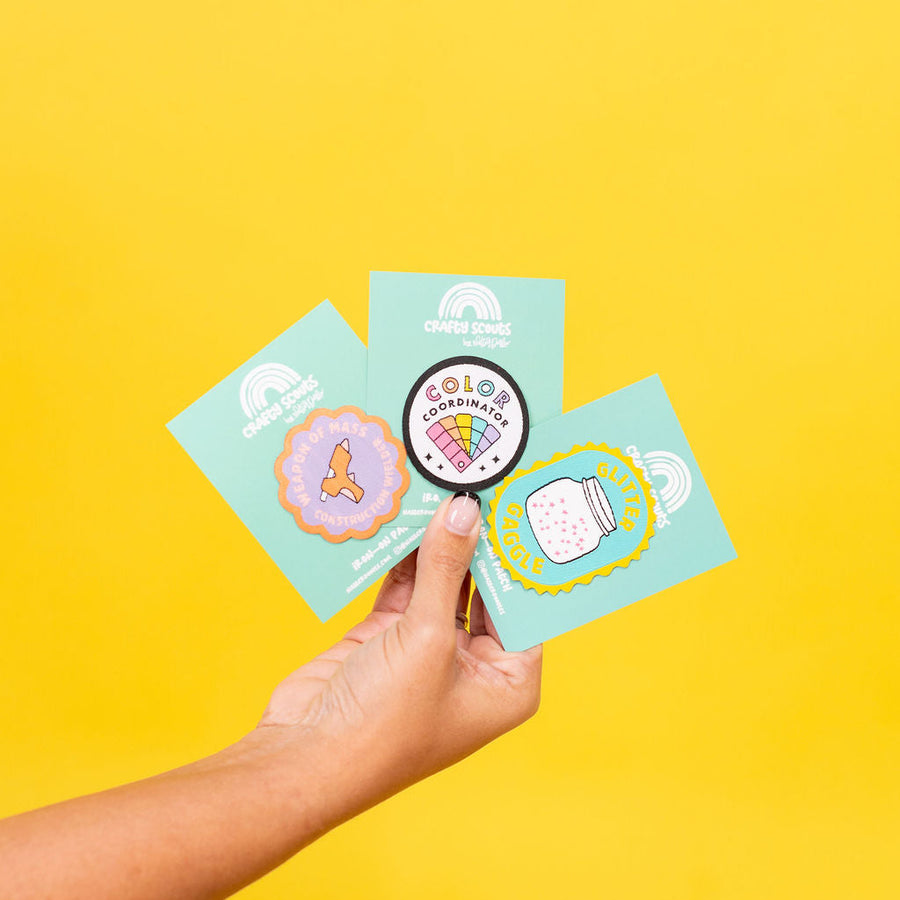 Color Coordinator Patch – Embroidered Rainbow Artist Badge