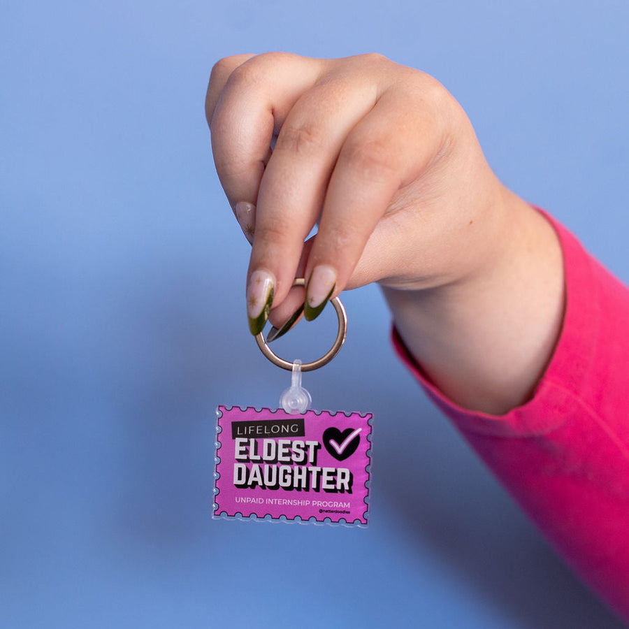 Ticket for the Shit Show Keychain