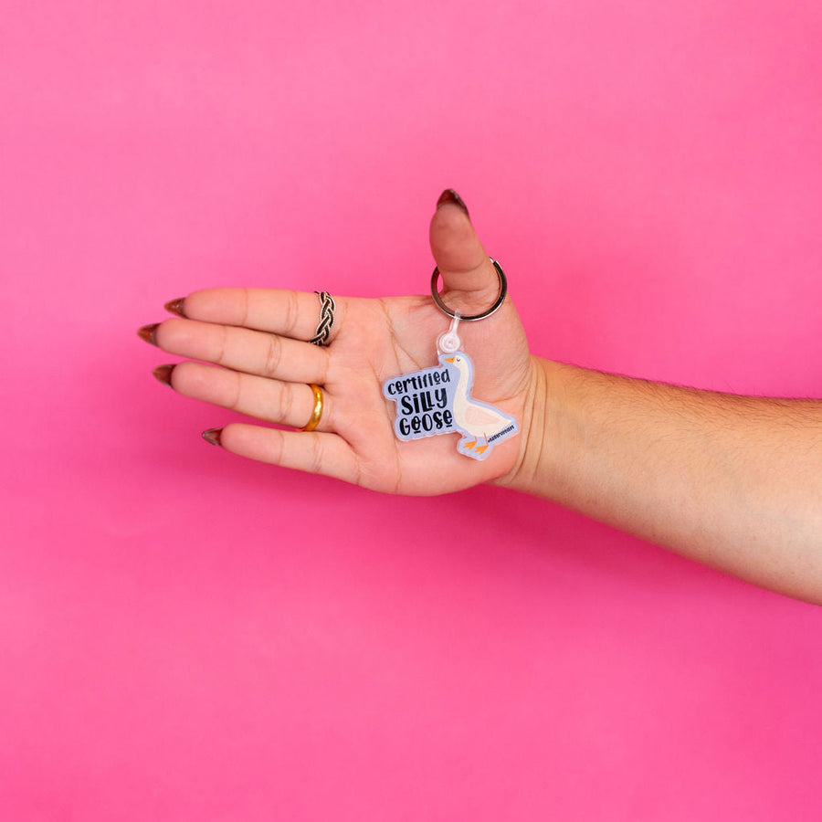Certified Silly Goose Keychain